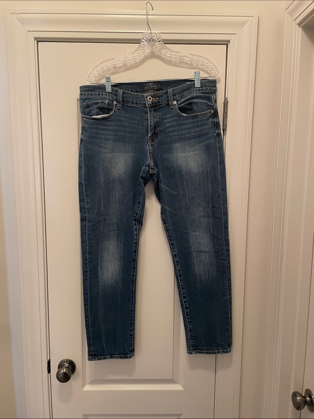 Lucky Brand Blue Denim Jeans with Branded Button